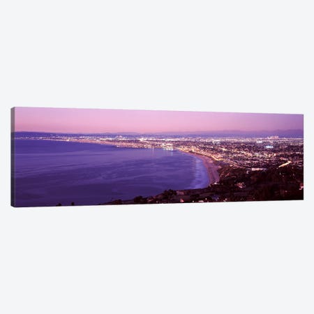 View of Los Angeles downtown, California, USA Canvas Print #PIM9489} by Panoramic Images Canvas Artwork