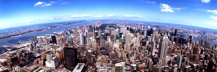 Skyscrapers in a city, Manhattan, New York City, New York State, USA 2011