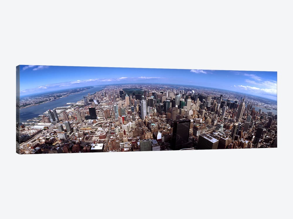 Skyscrapers in a city, Manhattan, New York City, New York State, USA 2011 #2 by Panoramic Images 1-piece Canvas Art