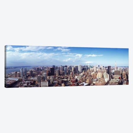 Skyscrapers in a city, Manhattan, New York City, New York State, USA 2011 #3 Canvas Print #PIM9508} by Panoramic Images Canvas Print