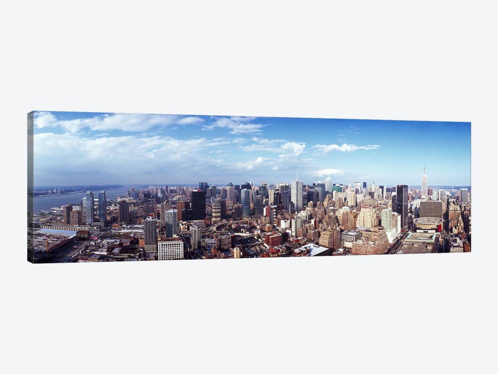 Skyscrapers in a city, Manhattan, New York City, New York State, USA 2011 #3 by Panoramic Images 1-piece Canvas Art Print