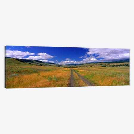 Cattle Ranch Road near Merritt British Columbia Canada Canvas Print #PIM952} by Panoramic Images Canvas Artwork