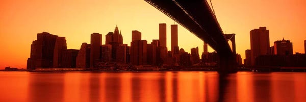 Famous Bridges: USANew York, East River and Brooklyn Bridge by Panoramic Images