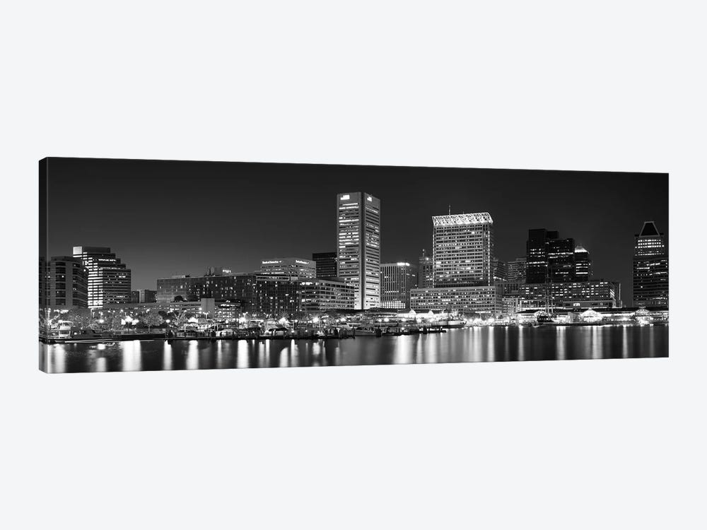 City at the waterfront, Baltimore, Maryland, USA by Panoramic Images 1-piece Art Print