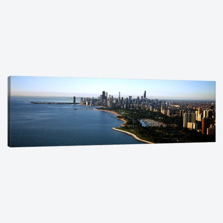 Skyscrapers at the waterfront, Grant Park, Lake Michigan, Chicago, Cook County, Illinois, USA 2011 Canvas Print #PIM9549} by Panoramic Images Canvas Art Print