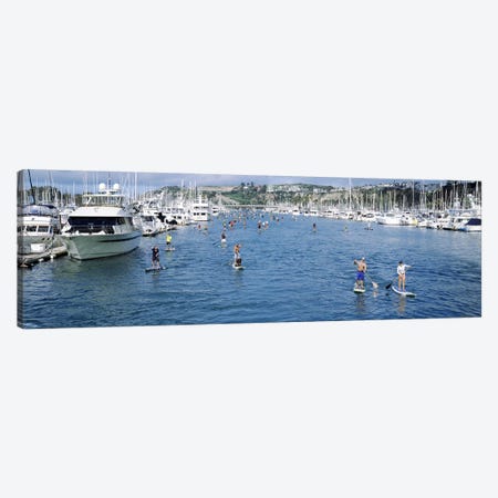 Paddleboarders in the Pacific Ocean, Dana Point, Orange County, California, USA #3 Canvas Print #PIM9562} by Panoramic Images Art Print