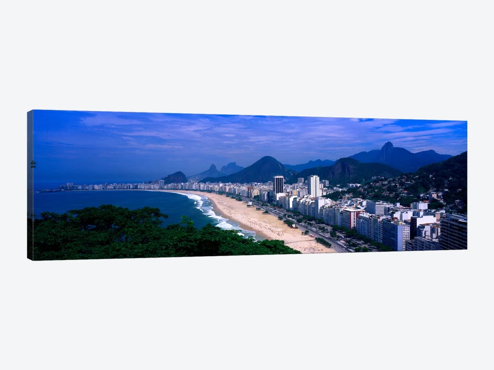 High-Angle View Of Copacabana And Surround National Parks, Rio de Janeiro, Brazil by Panoramic Images 1-piece Canvas Wall Art
