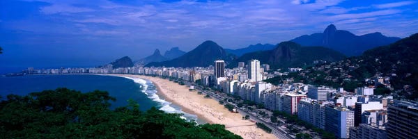 Brazil: High-Angle View Of Copacabana And Surround National Parks, Rio de Janeiro, Brazil by Panoramic Images