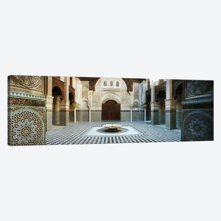 Interiors of a medersa, Medersa Bou Inania, Fez, Morocco Canvas Print #PIM9581} by Panoramic Images Canvas Art Print