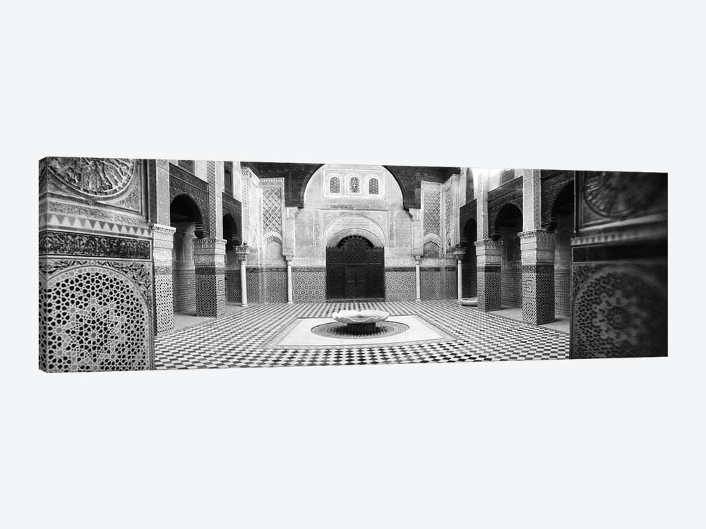 Interiors of a medersa, Medersa Bou Inania, Fez, Morocco #2 by Panoramic Images 1-piece Canvas Art Print