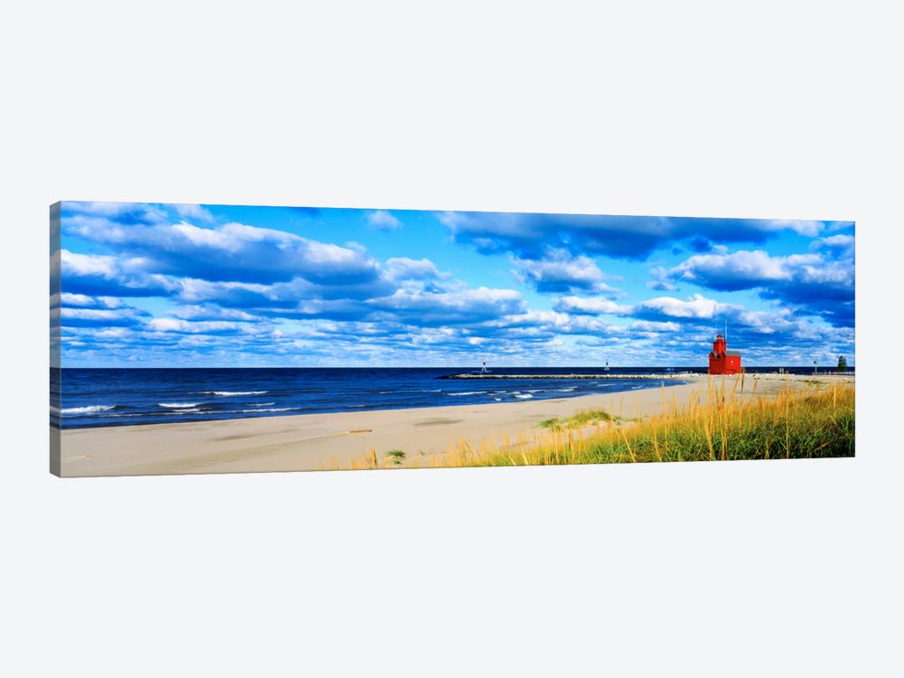 Big Red Lighthouse, Holland, Michigan, USA by Panoramic Images 1-piece Canvas Art Print