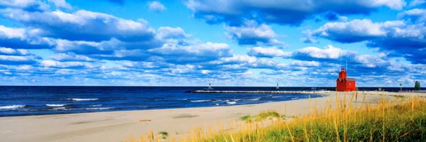 Panoramic Images: Big Red Lighthouse, Holland, Michigan, USA by Panoramic Images