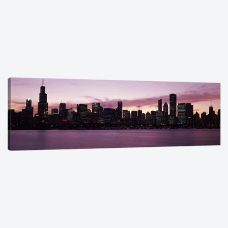 Buildings at the waterfront, Lake Michigan, Chicago, Illinois, USA 2011 Canvas Print #PIM9602} by Panoramic Images Canvas Wall Art