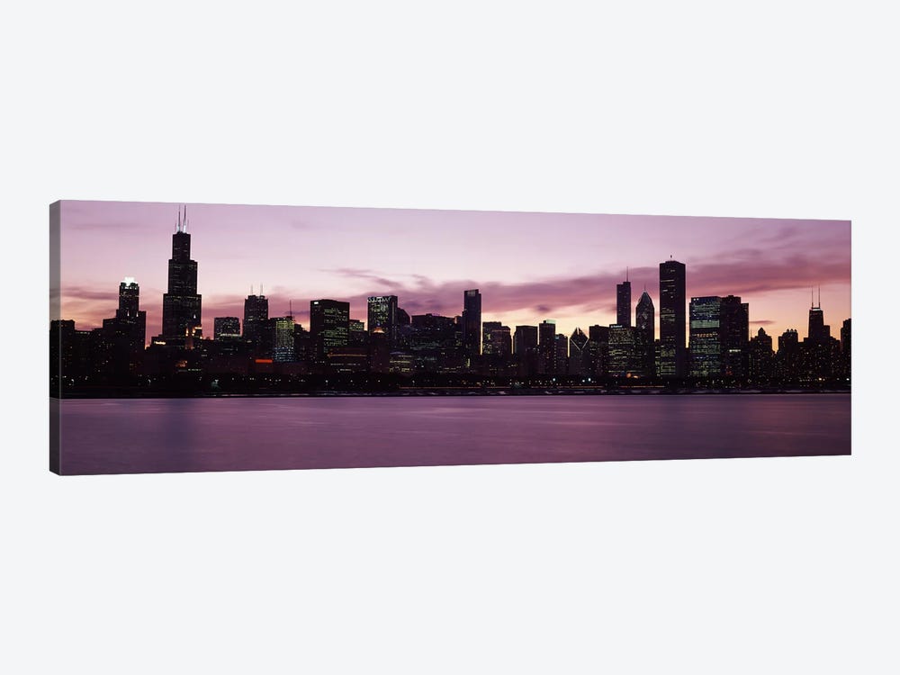 Buildings at the waterfront, Lake Michigan, Chicago, Illinois, USA 2011 by Panoramic Images 1-piece Canvas Art Print