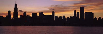 Buildings at the waterfront, Lake Michigan, Chicago, Illinois, USA 2011 #2 by Panoramic Images canvas print