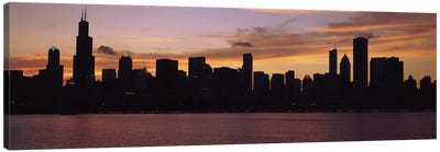 Buildings at the waterfront, Lake Michigan, Chicago, Illinois, USA 2011 #2 Canvas Art Print - Chicago Skylines