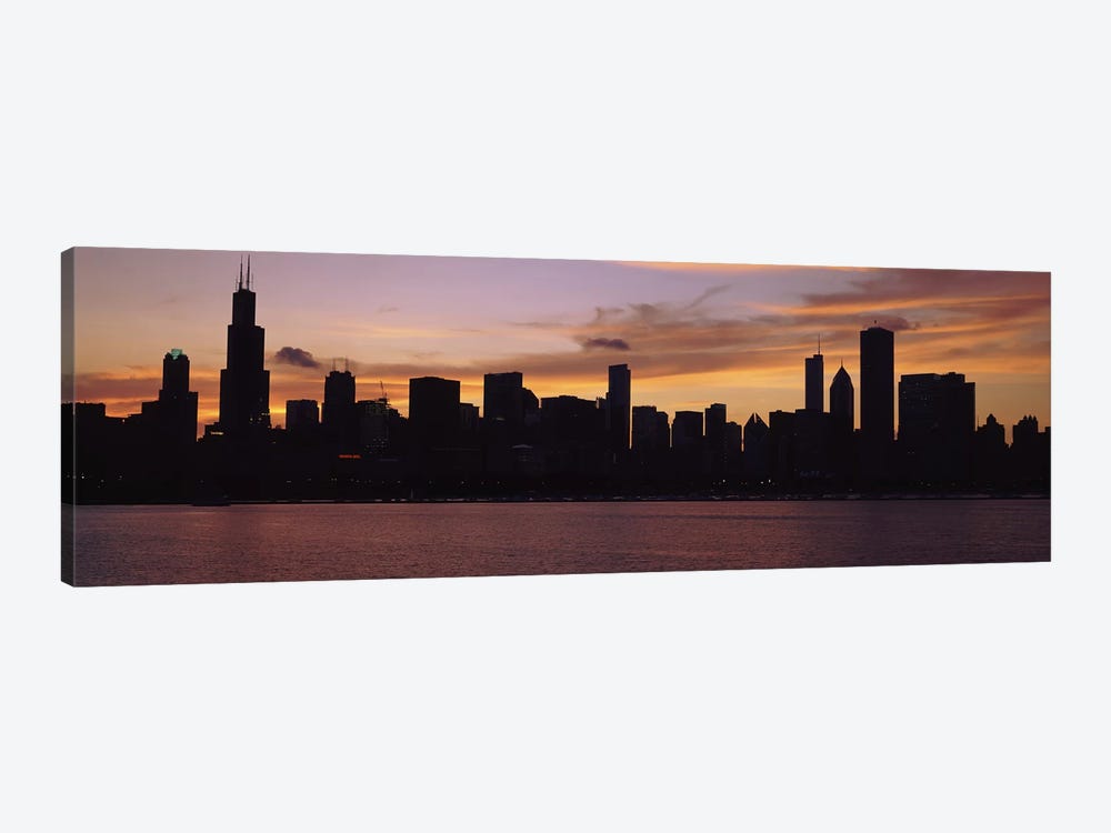 Buildings at the waterfront, Lake Michigan, Chicago, Illinois, USA 2011 #2 by Panoramic Images 1-piece Canvas Art