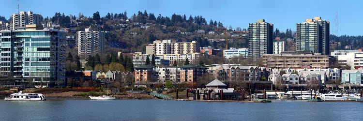 Buildings at the waterfront, Portland, Multnomah County, Oregon, USA 2011 by Panoramic Images wall art
