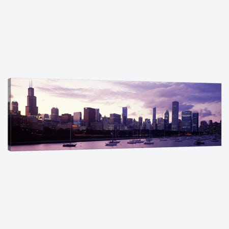 Buildings at the waterfront, Lake Michigan, Chicago, Illinois, USA #3 Canvas Print #PIM9634} by Panoramic Images Canvas Art