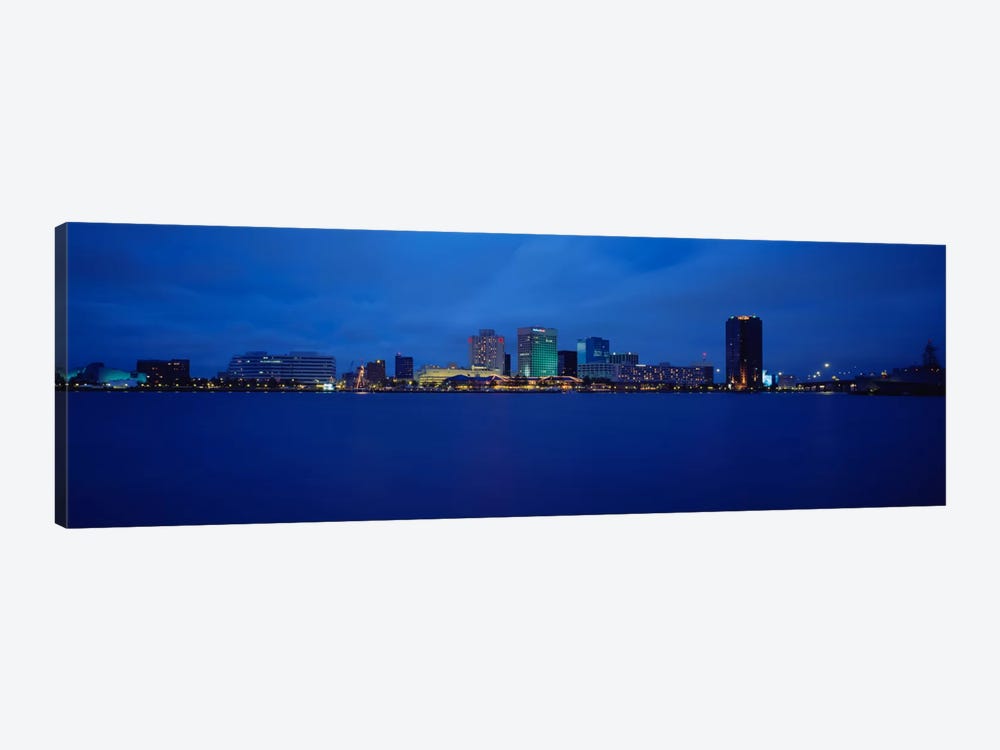 Buildings at the waterfront, Norfolk, Virginia, USA by Panoramic Images 1-piece Canvas Art
