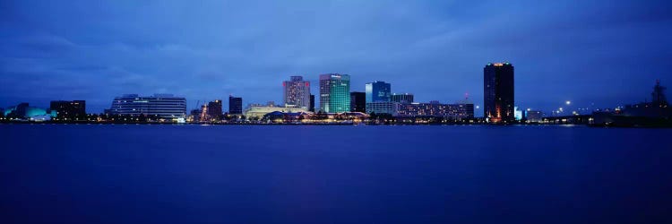 Buildings on the waterfront, Norfolk, Virginia, USA by Panoramic Images wall art