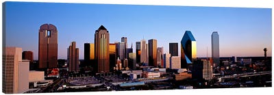 USA, Texas, Dallas, sunrise Canvas Art Print