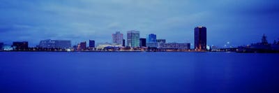 Buildings at the waterfront, Norfolk, Virginia, USA by Panoramic Images canvas print