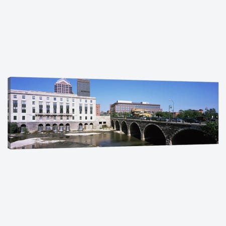 Arch bridge across the Genesee River, Rochester, Monroe County, New York State, USA Canvas Print #PIM9707} by Panoramic Images Canvas Art