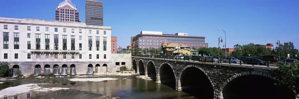 Rochester: Arch bridge across the Genesee River, Rochester, Monroe County, New York State, USA by Panoramic Images