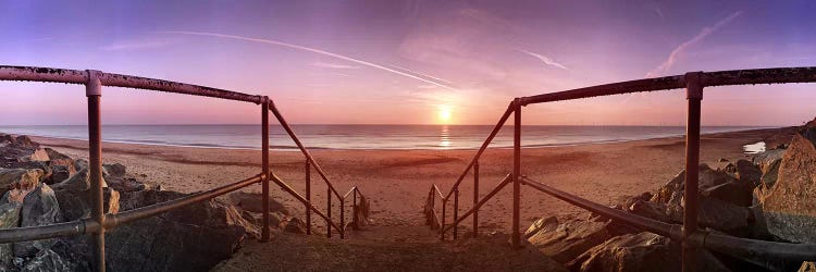 Staircase leading towards a beachCalifornia, Norfolk, England