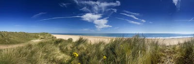 Marram Grassdunes and beach, Winterton-on-Sea, Norfolk, England by Panoramic Images canvas print
