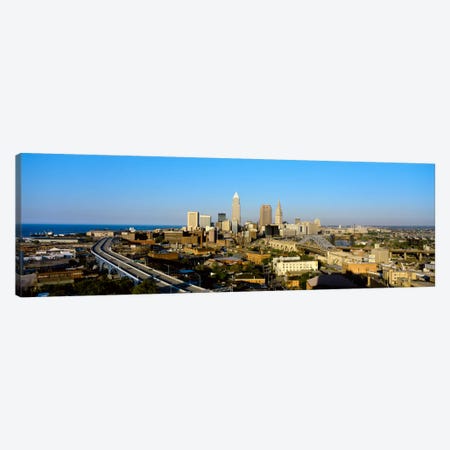 USA, Ohio, Cleveland, aerial Canvas Print #PIM972} by Panoramic Images Canvas Wall Art