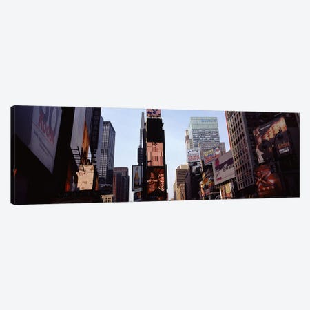 Low angle view of buildings, Times Square, Manhattan, New York City, New York State, USA 2011 Canvas Print #PIM9742} by Panoramic Images Art Print