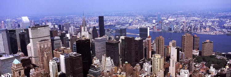 High angle view of buildings in a city, Manhattan, New York City, New York State, USA 2011