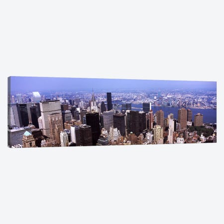 High angle view of buildings in a city, Manhattan, New York City, New York State, USA 2011 Canvas Print #PIM9744} by Panoramic Images Canvas Art