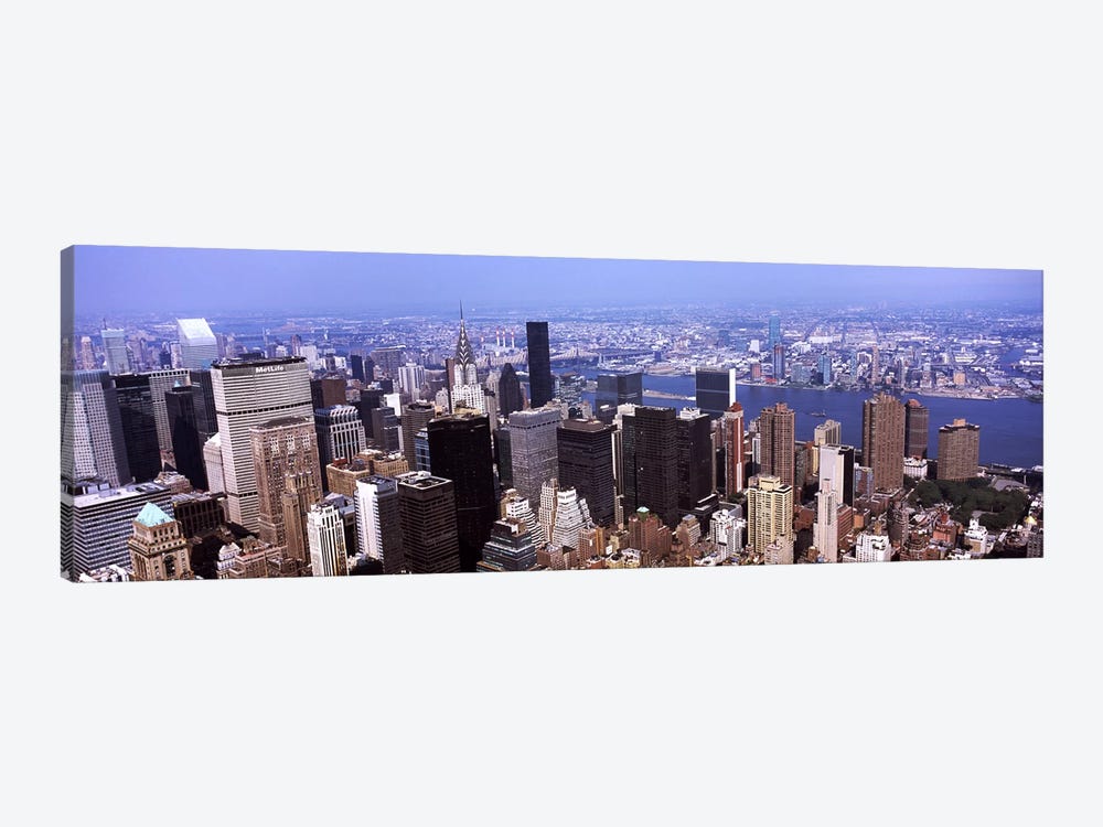 High angle view of buildings in a city, Manhattan, New York City, New York State, USA 2011 by Panoramic Images 1-piece Canvas Artwork