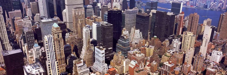 High angle view of buildings in a city, Manhattan, New York City, New York State, USA #2