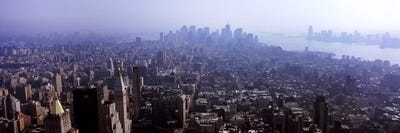 High angle view of buildings in a city, Manhattan, New York City, New York State, USA 2011 #2 by Panoramic Images canvas print
