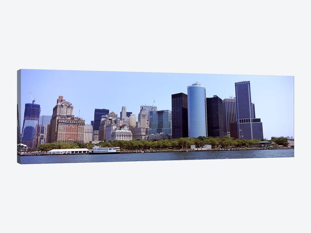 Skyscrapers at the waterfront, Lower Manhattan, Manhattan, New York City, New York State, USA 2011 #2 by Panoramic Images 1-piece Canvas Print