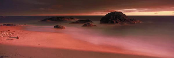 Rock formations on the beach, Laguna Beach, California, USA