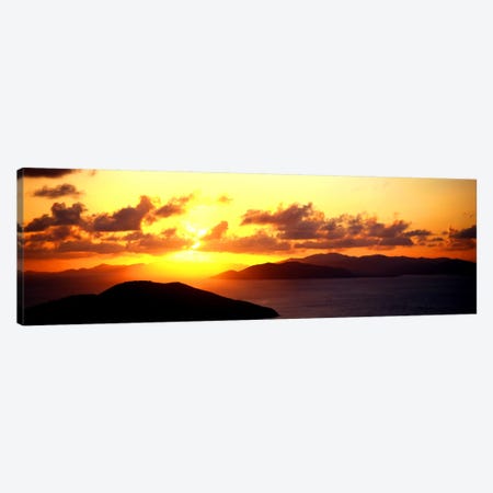 Sunset Virgin Gorda British Virgin Islands Canvas Print #PIM975} by Panoramic Images Canvas Art Print