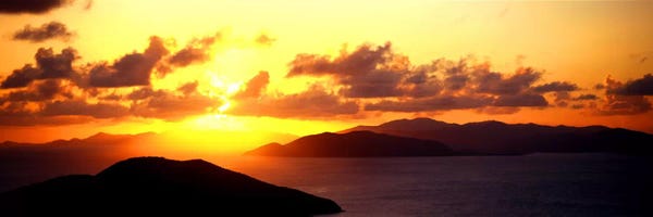Islands: Sunset Virgin Gorda British Virgin Islands by Panoramic Images