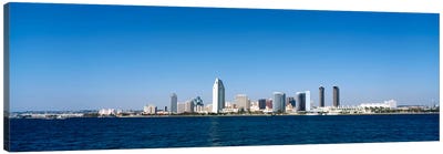 Buildings at the waterfront, San Diego, California, USA #9 Canvas Art Print - San Diego Skylines