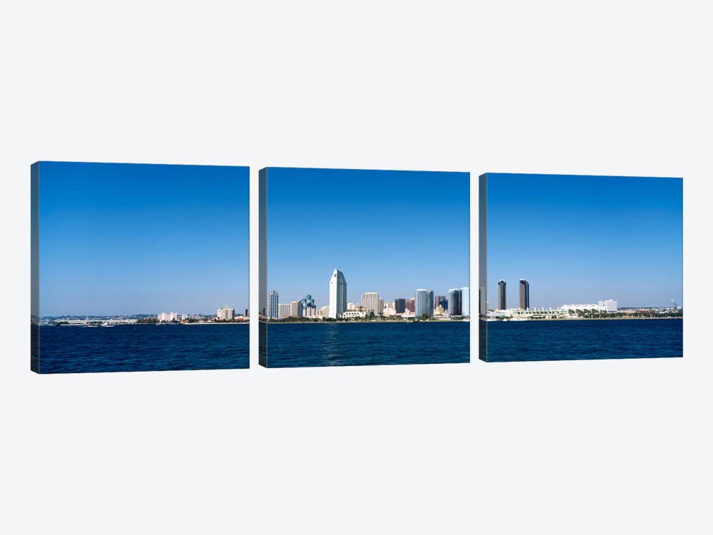 Buildings at the waterfront, San Diego, California, USA #9 by Panoramic Images 3-piece Art Print