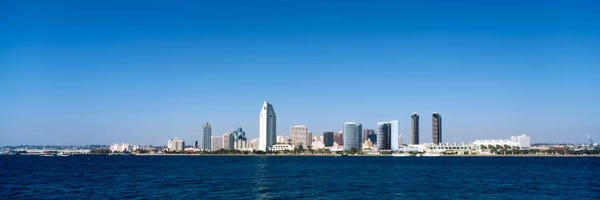 San Diego Skylines: Buildings at the waterfront, San Diego, California, USA #9 by Panoramic Images
