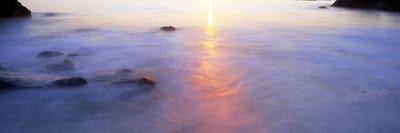 Ocean at sunset by Panoramic Images canvas print