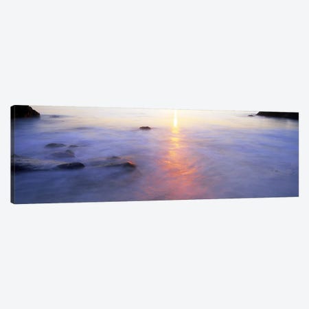 Ocean at sunset Canvas Print #PIM9795} by Panoramic Images Art Print