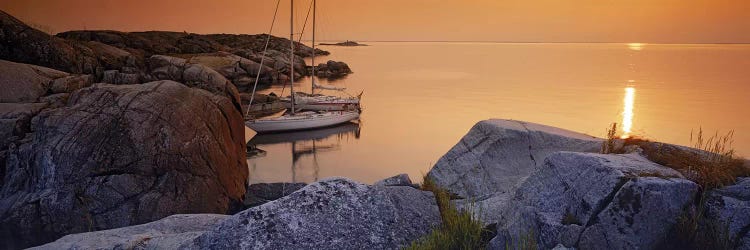 Sailboats on the coast, Lilla Nassa, Stockholm Archipelago, Sweden