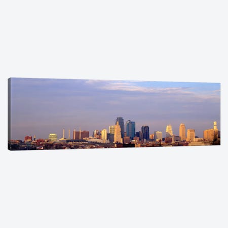 Skyscrapers in a city, Kansas City, Missouri, USA Canvas Print #PIM982} by Panoramic Images Canvas Art Print