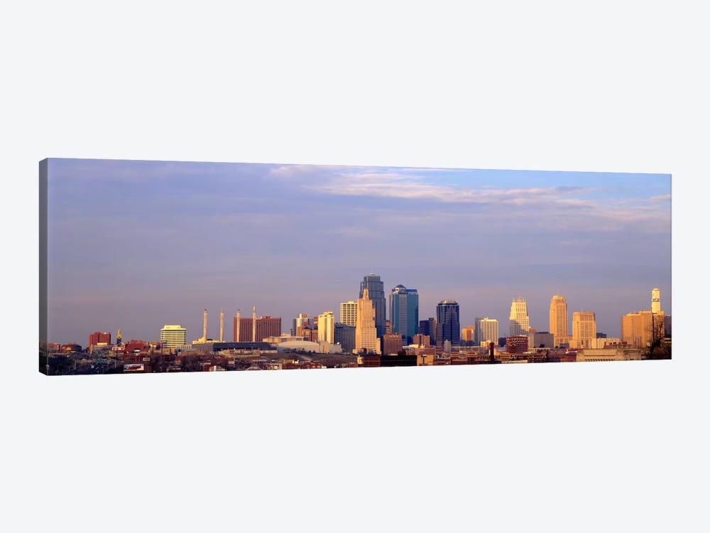 Skyscrapers in a city, Kansas City, Missouri, USA by Panoramic Images 1-piece Canvas Wall Art